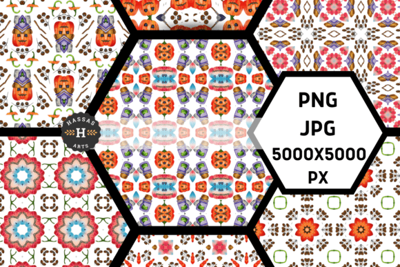 Bring Modern Magic to Your Halloween Decor with Free Geometric Digital Patterns