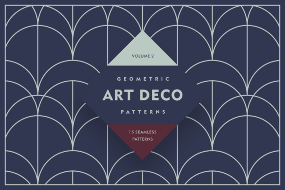Geometric Art Deco Patterns V2