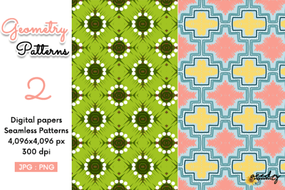 Geometry Seamless Patterns Set: Precision, Tradition, and Practical Flexibility in One Digital Pack