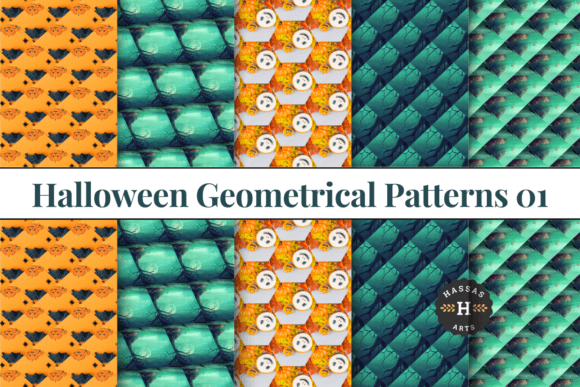 Halloween Digital Patterns 01