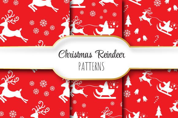 Reindeer Patterns: Seamless Vector Designs for Professional Print & Digital Projects