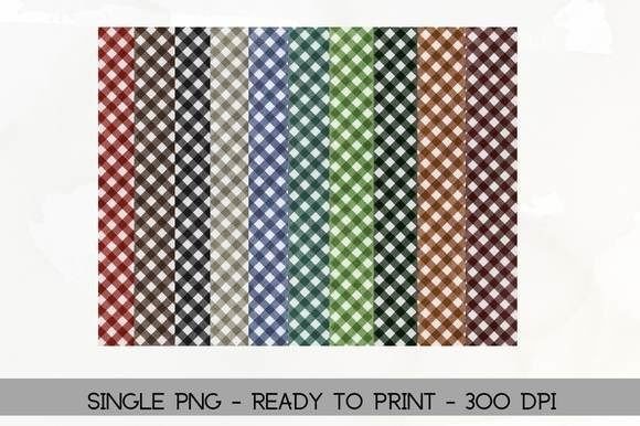Winter Holiday Buffalo Check Patterns